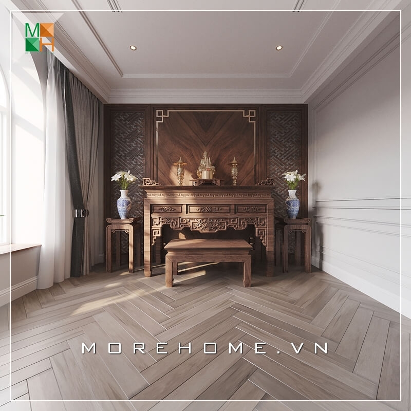 Phòng thờ biệt thự